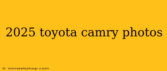 2025 toyota camry photos