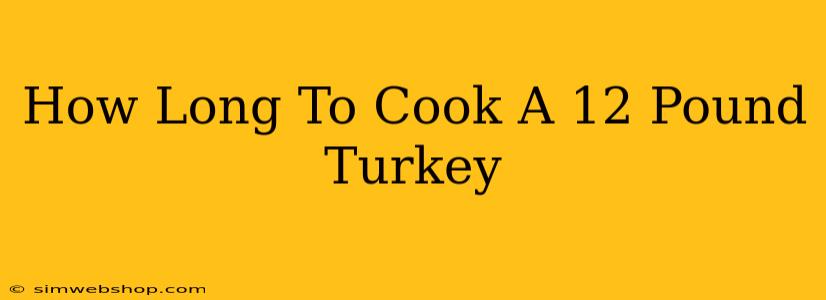 How Long To Cook A 12 Pound Turkey