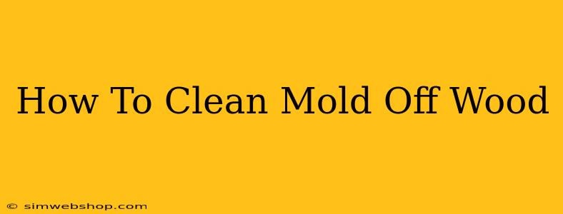 How To Clean Mold Off Wood