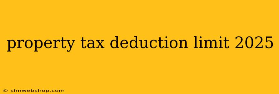 property tax deduction limit 2025